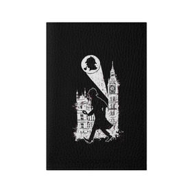 Обложка для паспорта матовая кожа с принтом Шерлок Холмс , натуральная матовая кожа | размер 19,3 х 13,7 см; прозрачные пластиковые крепления | holmes | sherlock | sherlock holmes | англия | великобритания | сыщик | холмс | шерлок