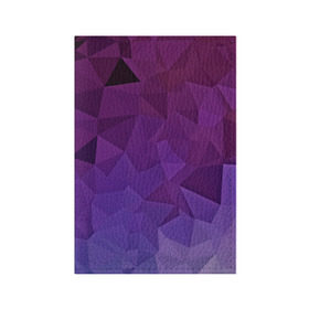 Обложка для паспорта матовая кожа с принтом Фиолетовые грани , натуральная матовая кожа | размер 19,3 х 13,7 см; прозрачные пластиковые крепления | abstract | abstraction | color | geometry | mirror | polygon | абстракция | геометрия | грани | линии | полигоны | сочетания | стекло | треугольники