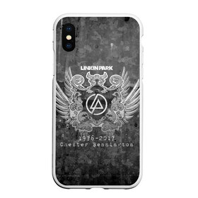 Чехол для iPhone XS Max матовый с принтом 2017 Chester Linkin Park , Силикон | Область печати: задняя сторона чехла, без боковых панелей | bennington | chester | linkin park | беннингтон | линкин парк | майк | честер | шинода