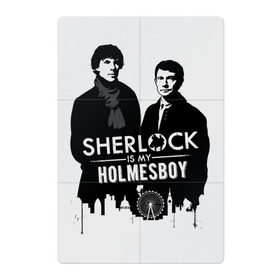 Магнитный плакат 2Х3 с принтом Sherlock Holmes , Полимерный материал с магнитным слоем | 6 деталей размером 9*9 см | 221b | detective | holmes | london | sherlock | англия | бенедикт | ватсон | детектив | доктор | камбербэтч | лондон | сериал | холмс | шерлок