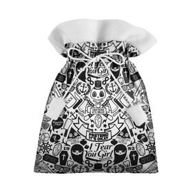 Подарочный 3D мешок с принтом Tokyo Tattoo Sticker Bomb , 100% полиэстер | Размер: 29*39 см | casual | design | pattern | ray ban | skull | street | texture | urban | дизайн | индеец | мода | очки | повтор | принт | стикербомб | стикеры | тату | текстура | узор | улица | хулиган | череп | шляпа