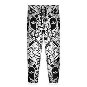 Женские брюки 3D с принтом Tokyo Tattoo Sticker Bomb , полиэстер 100% | прямой крой, два кармана без застежек по бокам, с мягкой трикотажной резинкой на поясе и по низу штанин. В поясе для дополнительного комфорта — широкие завязки | casual | design | pattern | ray ban | skull | street | texture | urban | дизайн | индеец | мода | очки | повтор | принт | стикербомб | стикеры | тату | текстура | узор | улица | хулиган | череп | шляпа