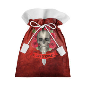 Подарочный 3D мешок с принтом Gans N Roses , 100% полиэстер | Размер: 29*39 см | gans n roses | группа | исполнители | меч | музыка | песни | розы | рок группа | череп