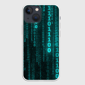 Чехол для iPhone 13 mini с принтом Codes ,  |  | art | black | blue | color | dark | darkness | original | голубое | красивое | красота | синее | синий | темное | темный | цвет | чёрное | чёрный