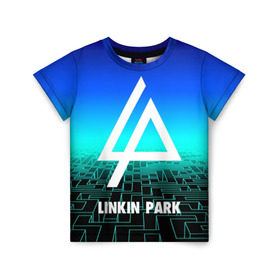 Детская футболка 3D с принтом Linkin Park , 100% гипоаллергенный полиэфир | прямой крой, круглый вырез горловины, длина до линии бедер, чуть спущенное плечо, ткань немного тянется | 3d | chester bennington | grey daze | linkin park | stone temple pilots | альтернатива | беннингтон | музыка | честер