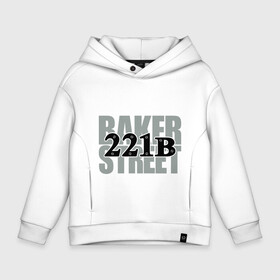 Детское худи Oversize хлопок с принтом Baker Street , френч-терри — 70% хлопок, 30% полиэстер. Мягкий теплый начес внутри —100% хлопок | боковые карманы, эластичные манжеты и нижняя кромка, капюшон на магнитной кнопке | detective | holmes | sherlock | англия | бейкер | бенедикт | ватсон | детектив | доктор | камбербэтч | лондон | мориарти | сериал | стрит | шерлок | шолмс