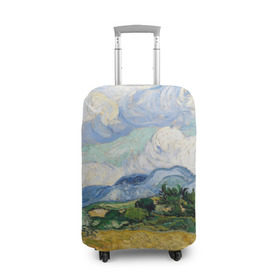 Чехол для чемодана 3D с принтом Ван Гог Картина , 86% полиэфир, 14% спандекс | двустороннее нанесение принта, прорези для ручек и колес | картина | лето | масло | мировой шедевр | пейзаж