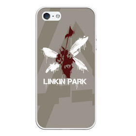 Чехол для iPhone 5/5S матовый с принтом Linkin Park - Hybrid logos , Силикон | Область печати: задняя сторона чехла, без боковых панелей | 0x000000123 | chester | hybrid | linkin park | линкин парк