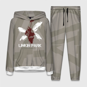 Женский костюм 3D (с толстовкой) с принтом Linkin Park   Hybrid logos ,  |  | 0x000000123 | chester | hybrid | linkin park | линкин парк