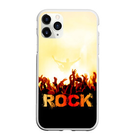 Чехол для iPhone 11 Pro матовый с принтом Rock концерт , Силикон |  | Тематика изображения на принте: rock | в толпу | гитара | группа | дым | жанр | концерт | металл | музыка | надпись | панк | певец | песня | прыжок | рок | рок н рол | руки | стиль | хард | хой | я люблю рок