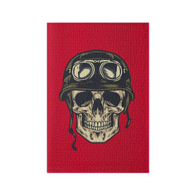 Обложка для паспорта матовая кожа с принтом Свитер байкера , натуральная матовая кожа | размер 19,3 х 13,7 см; прозрачные пластиковые крепления | бабушка | байк | вязка | пряжа | скелет | скилет | череп