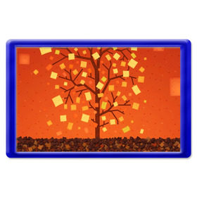 Магнит 45*70 с принтом Золотая осень , Пластик | Размер: 78*52 мм; Размер печати: 70*45 | ветви | ветка | дерево | древо | лес | листва | листья | осень | природа