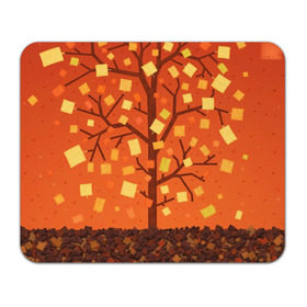 Коврик прямоугольный с принтом Золотая осень , натуральный каучук | размер 230 х 185 мм; запечатка лицевой стороны | ветви | ветка | дерево | древо | лес | листва | листья | осень | природа