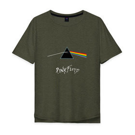 Мужская футболка хлопок Oversize с принтом Pink Floyd , 100% хлопок | свободный крой, круглый ворот, “спинка” длиннее передней части | rolling stone | англия | басы | британия | гитара | группа | музыка | песни | пинк флойд | призма | радуга | рок | свет