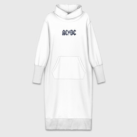 Платье удлиненное хлопок с принтом AC DC ,  |  | ас | группа | дс | логотип | музыка | печни | рок
