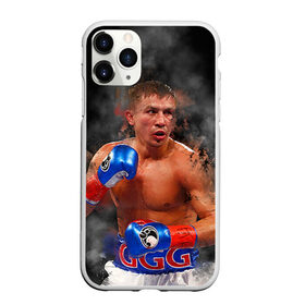 Чехол для iPhone 11 Pro матовый с принтом Геннадий Головкин , Силикон |  | fighting | ggg | боец | боксер | борьба | драки