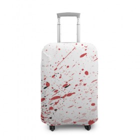 Чехол для чемодана 3D с принтом Брызги , 86% полиэфир, 14% спандекс | двустороннее нанесение принта, прорези для ручек и колес | 3d | абстракция | абстракция красок | арт | брызги | краска | кровь | прикольные | цветные | штрихи