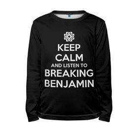 Детский лонгслив 3D с принтом BREAKING BENJAMIN , 100% полиэстер | длинные рукава, круглый вырез горловины, полуприлегающий силуэт
 | Тематика изображения на принте: breaking benjamin