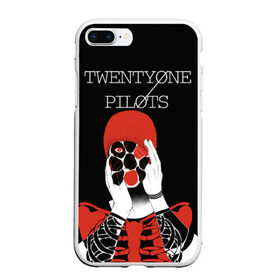 Чехол для iPhone 7Plus/8 Plus матовый с принтом Twenty one pilots , Силикон | Область печати: задняя сторона чехла, без боковых панелей | rock | t.o.p. | top | twenty one pilots | рок