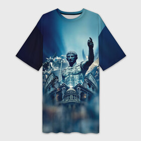 Платье-футболка 3D с принтом Гай Юлий Цезарь ,  |  | бюст | великий | гай | государственный | греция | деятель | диктатор | до н. э. | древнеримский | древний | консул | писатель | политический | полководец | понтифик | рим | статуя | цезарь | юлий