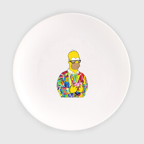 Тарелка с принтом Homer , фарфор | диаметр - 210 мм
диаметр для нанесения принта - 120 мм | Тематика изображения на принте: bart | homer | simpsons | барт | гомер | еда | мультфильм | отец | папа | пончик | радуга | симпсоны | спрингфилд | хиппи | цвет