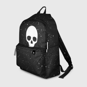 Рюкзак 3D с принтом Black Milk Skull Classic , 100% полиэстер | лямки с регулируемой длиной, сверху петелька, чтобы рюкзак можно было повесить на вешалку. Основное отделение закрывается на молнию, как и внешний карман. Внутри два дополнительных кармана, один из которых закрывается на молнию. По бокам два дополнительных кармашка | Тематика изображения на принте: 