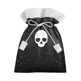 Подарочный 3D мешок с принтом Black Milk Skull Classic , 100% полиэстер | Размер: 29*39 см | Тематика изображения на принте: 
