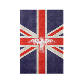 Обложка для паспорта матовая кожа с принтом Флаг Англии с белым орлом , натуральная матовая кожа | размер 19,3 х 13,7 см; прозрачные пластиковые крепления | Тематика изображения на принте: london | англия | белый | брызги | великобритания | империя | клякса | крылья | лондон | необычный | объеденное королевство | орел | птица | символ | сокол | туманный альбион | флаг