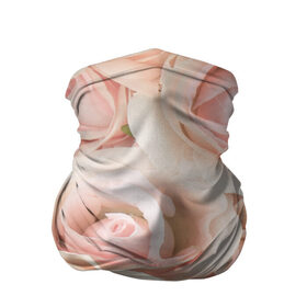 Бандана-труба 3D с принтом Pink roses , 100% полиэстер, ткань с особыми свойствами — Activecool | плотность 150‒180 г/м2; хорошо тянется, но сохраняет форму | розовый | розы
