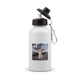 Бутылка спортивная с принтом Selena Gomez , металл | емкость — 500 мл, в комплекте две пластиковые крышки и карабин для крепления | Тематика изображения на принте: поп | поп рок | попса | селена гомес | селена гомис