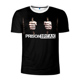 Мужская футболка 3D спортивная с принтом Prison break 9 , 100% полиэстер с улучшенными характеристиками | приталенный силуэт, круглая горловина, широкие плечи, сужается к линии бедра | Тематика изображения на принте: 