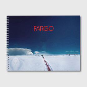 Альбом для рисования с принтом Fargo , 100% бумага
 | матовая бумага, плотность 200 мг. | Тематика изображения на принте: фарго