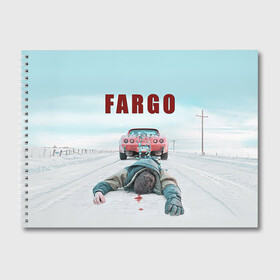 Альбом для рисования с принтом Fargo , 100% бумага
 | матовая бумага, плотность 200 мг. | Тематика изображения на принте: фарго