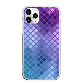 Чехол для iPhone 11 Pro Max матовый с принтом Snake , Силикон |  | blue | disco | geometry | skin | snake | square | violet | абстракция | блеск | геометрия | диско | змея | кожа | орнамент | паттерн