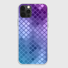 Чехол для iPhone 12 Pro Max с принтом Snake , Силикон |  | Тематика изображения на принте: blue | disco | geometry | skin | snake | square | violet | абстракция | блеск | геометрия | диско | змея | кожа | орнамент | паттерн