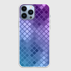 Чехол для iPhone 13 Pro Max с принтом Snake ,  |  | blue | disco | geometry | skin | snake | square | violet | абстракция | блеск | геометрия | диско | змея | кожа | орнамент | паттерн