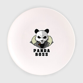Тарелка 3D с принтом Panda Boss , фарфор | диаметр - 210 мм
диаметр для нанесения принта - 120 мм | банда | большой | босс | важный | главарь | главный | директор | крутой | круче всех | лидер | мех | панда | россия | русский | самый | супер | трубка | шуба
