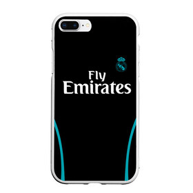 Чехол для iPhone 7Plus/8 Plus матовый с принтом Real Madrid , Силикон | Область печати: задняя сторона чехла, без боковых панелей | real madrid | королевский клуб | реал мадрид | форма