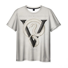 Мужская футболка 3D с принтом Venom , 100% полиэфир | прямой крой, круглый вырез горловины, длина до линии бедер | Тематика изображения на принте: bullet for my valentine | пуля для моей возлюбленной