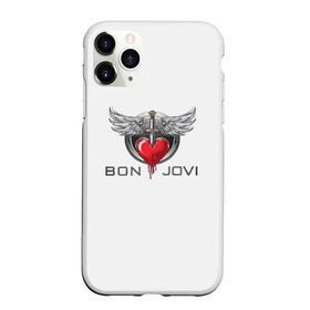 Чехол для iPhone 11 Pro матовый с принтом Bon Jovi , Силикон |  | Тематика изображения на принте: its my life | бон жови | джон бон джови | кровь | меч | сердце