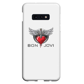 Чехол для Samsung S10E с принтом Bon Jovi , Силикон | Область печати: задняя сторона чехла, без боковых панелей | Тематика изображения на принте: its my life | бон жови | джон бон джови | кровь | меч | сердце