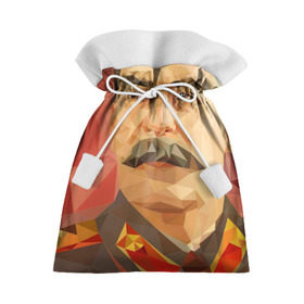 Подарочный 3D мешок с принтом Сталин , 100% полиэстер | Размер: 29*39 см | ссср | сталин