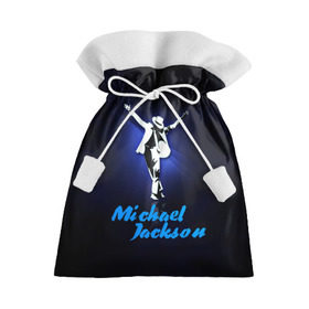 Подарочный 3D мешок с принтом Майкл Джексон , 100% полиэстер | Размер: 29*39 см | michael jackson | король