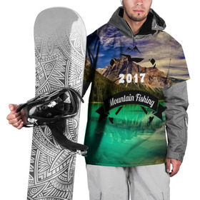 Накидка на куртку 3D с принтом Mountain Fishing , 100% полиэстер |  | baitbest | bottom | driftwood | fisherman | fishing | fishwaterhook | pike | river | вода | дно | коряга | крючок | лучший рыбак | наживка | река | рыба | рыбалка | щука