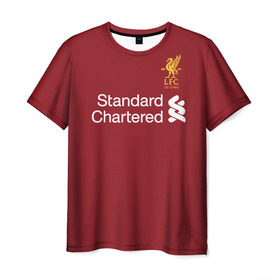 Мужская футболка 3D с принтом Ливерпуль , 100% полиэфир | прямой крой, круглый вырез горловины, длина до линии бедер | liverpool | коутиньо | ливер | фирмино | футбол
