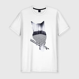 Мужская футболка премиум с принтом OWL , 92% хлопок, 8% лайкра | приталенный силуэт, круглый вырез ворота, длина до линии бедра, короткий рукав | арт | животные | птицы | сериал | сова | твин пикс | фильмы