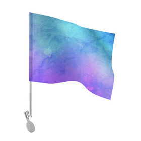 Флаг для автомобиля с принтом Цветной принт , 100% полиэстер | Размер: 30*21 см | basil | градиент | цветной принт