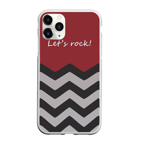 Чехол для iPhone 11 Pro матовый с принтом Lets rock! , Силикон |  | lets rock | twin peaks | давайте сделаем это | даян | даяна | диана | дэвид линч | карлик | твин пикс