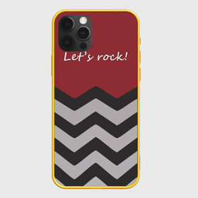 Чехол для iPhone 12 Pro Max с принтом Lets rock! , Силикон |  | Тематика изображения на принте: lets rock | twin peaks | давайте сделаем это | даян | даяна | диана | дэвид линч | карлик | твин пикс