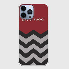 Чехол для iPhone 13 Pro Max с принтом Lets rock ,  |  | lets rock | twin peaks | давайте сделаем это | даян | даяна | диана | дэвид линч | карлик | твин пикс